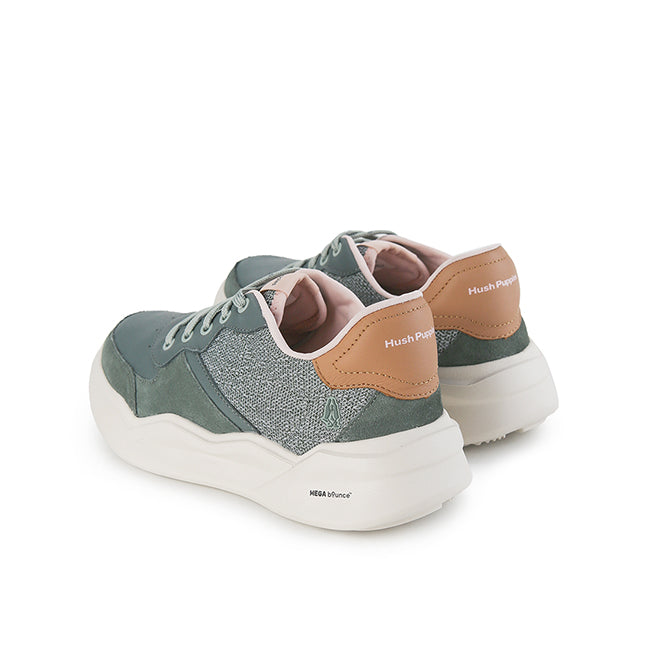 Hush Puppies Sepatu Wanita Sneakers Rush Sneaker In Frost Green Leather