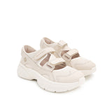 Hush Puppies Sepatu Wanita Sling Back Movement Hybrid In White Leather