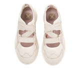 Hush Puppies Sepatu Wanita Sling Back Movement Hybrid In White Leather