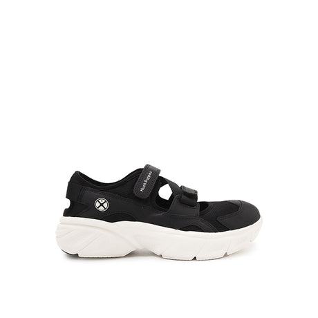 Hush Puppies Sepatu Wanita Sling Back Movement Hybrid In Bold Black Leather