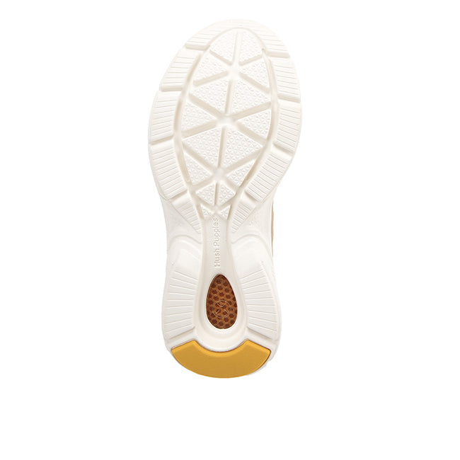 Hush Puppies Sepatu Wanita Sling Back Movement Hybrid In Soft Taupe Leather
