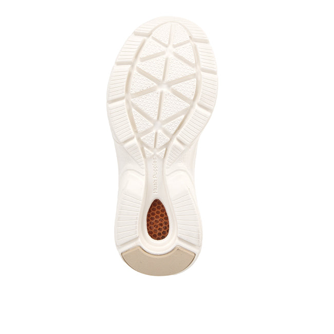 Hush Puppies Sepatu Wanita Sling Back Movement Hybrid In White Leather