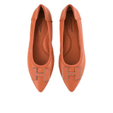 Hush Puppies Shoes Wanita Flats Channel In Orange