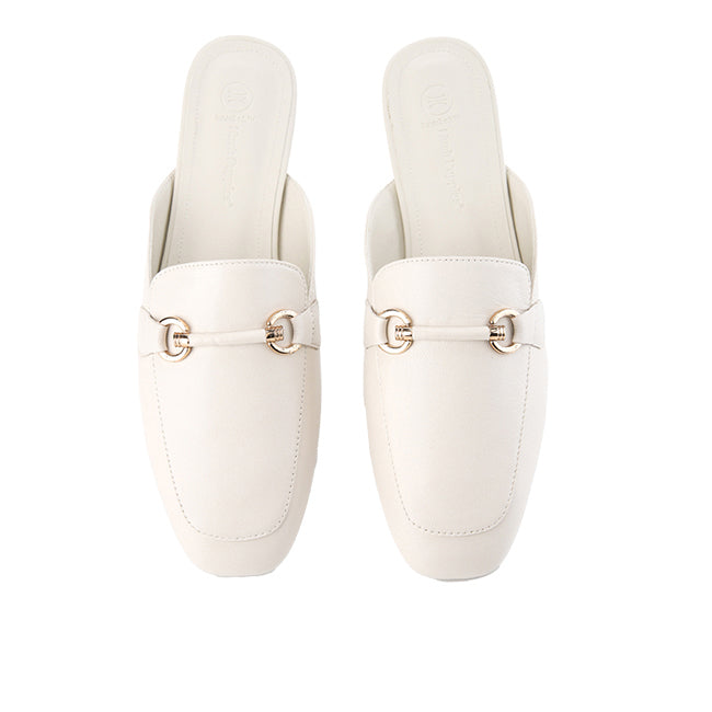 Hush Puppies Sandal Wanita Flats Madison Jansen In Off White