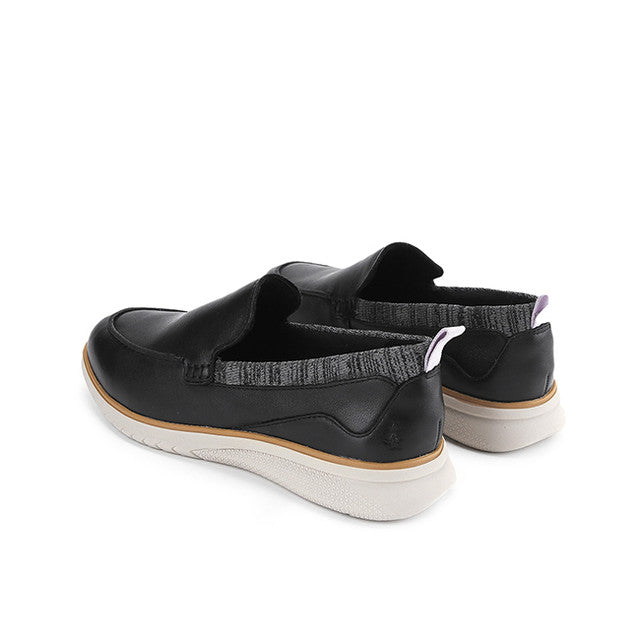 Hush Puppies Sepatu Wanita Loafers Advance Wthr Loafer In Bold Black Leather