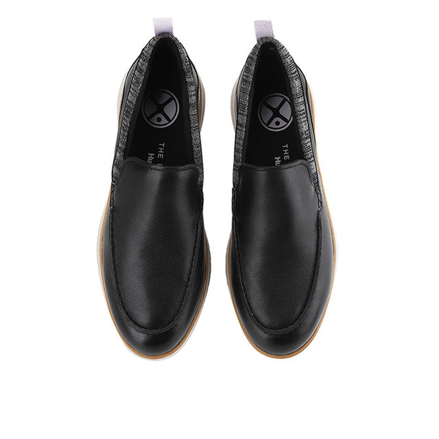 Hush Puppies Sepatu Wanita Loafers Advance Wthr Loafer In Bold Black Leather