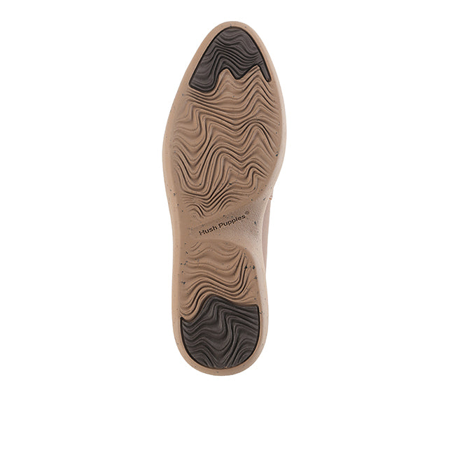 Hush Puppies Sepatu Wanita Flats Aura Ballet In Cognac Leather