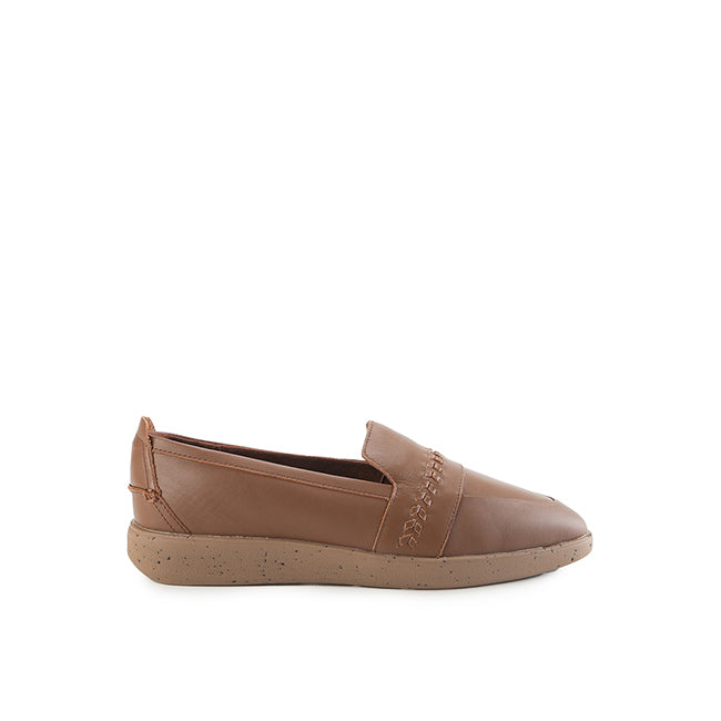 Hush Puppies Sepatu Wanita Loafers Aura Loafer In Cognac Leather