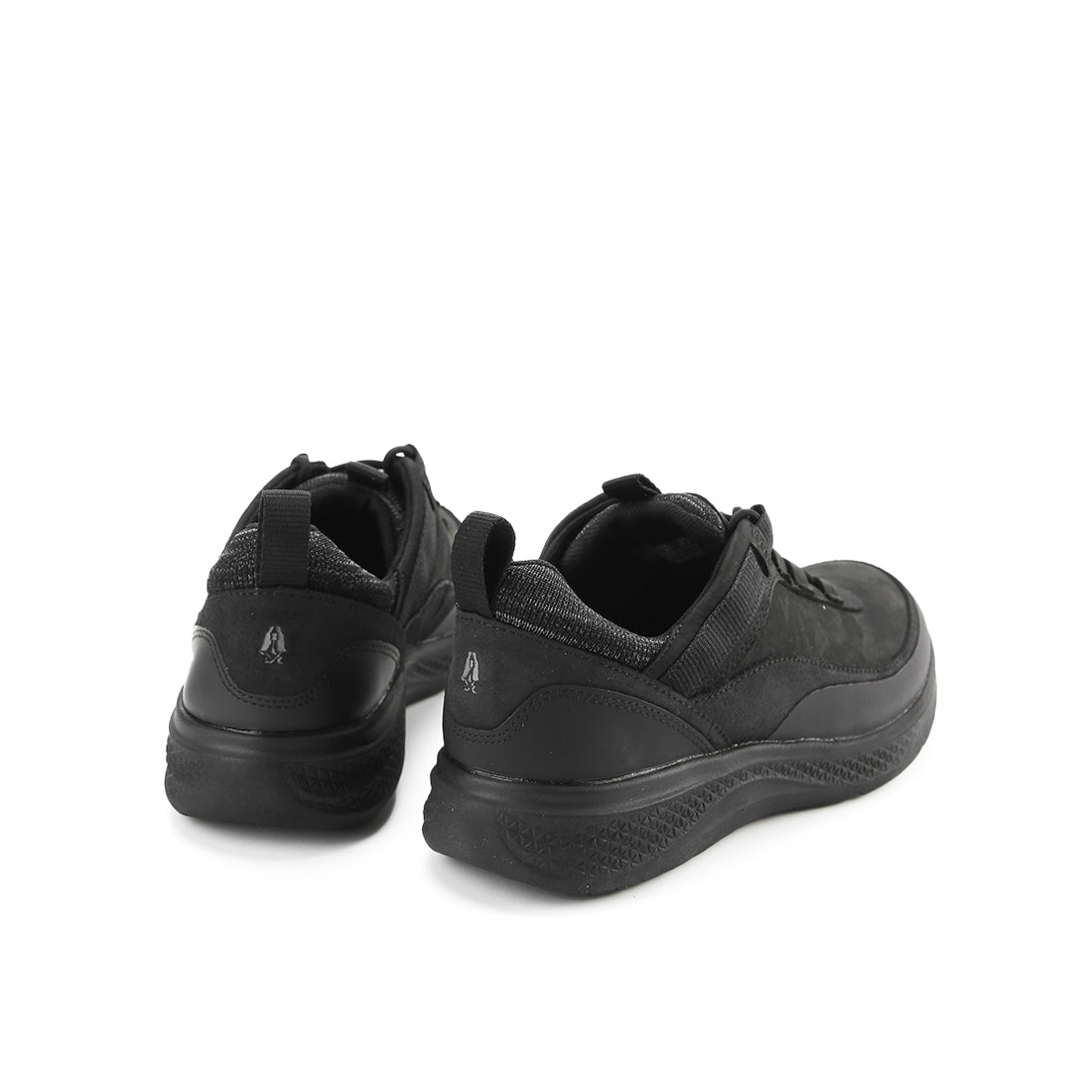 Hush Puppies Sepatu Wanita Lace Up Elevate Wthr Laceup In Bold Black Nubuck