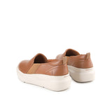 Joy Slip-On In Tan Leather