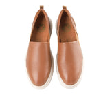 Joy Slip-On In Tan Leather