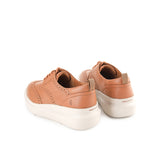 Joy Wingtip In Tan Leather