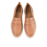 Joy Penny Loafer In Tan Leather