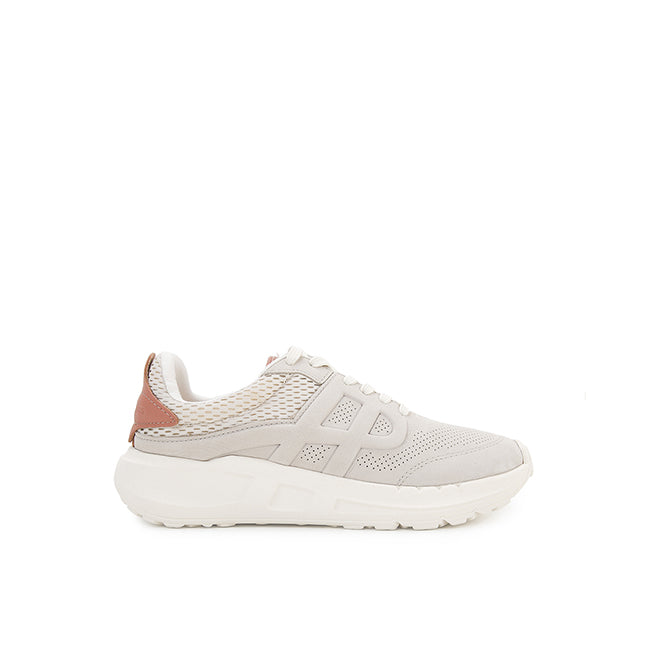 Seventy8 Lthr Runner In Light Stone Nubuck