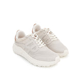 Seventy8 Lthr Runner In Light Stone Nubuck