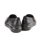 Joy Slip-On In Bold Black Leather