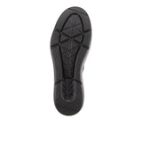 Joy Slip-On In Bold Black Leather