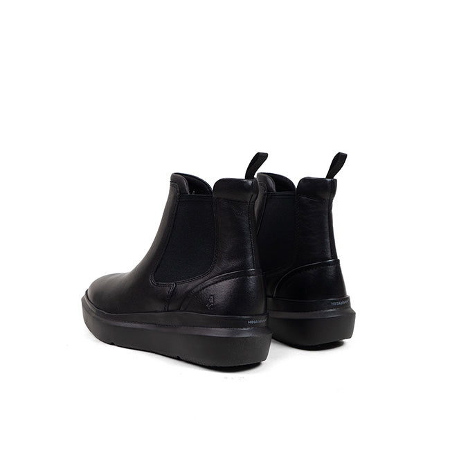 Hush Puppies Women Shoes Joy Chelsea In Bold Black Leather