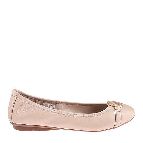 Hush Puppies Sepatu Round Toe Wanita Samantha Lauren In Beige