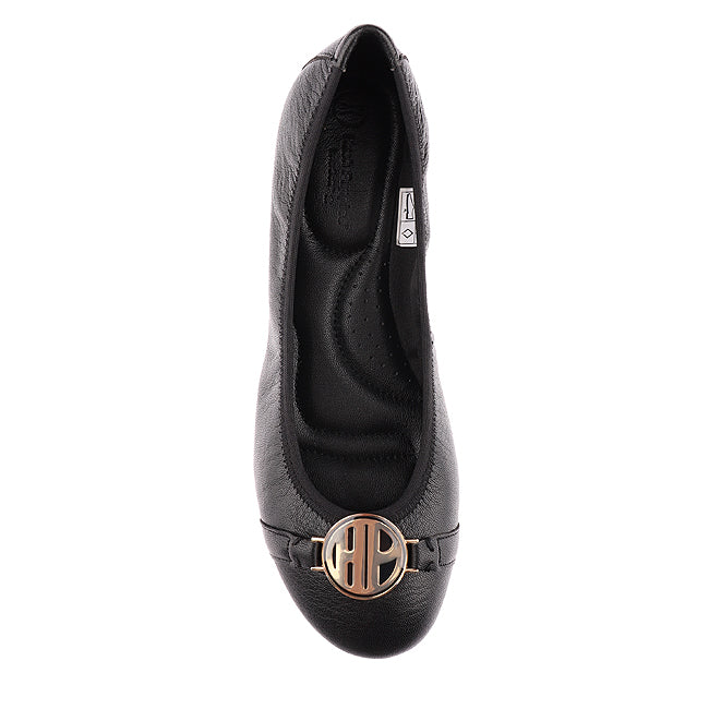 Hush Puppies Sepatu Round Toe Wanita Samantha Lauren In Black