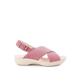 Hush Puppies Sandal Wanita Dorri Slingback In Cool Pink Nubuck