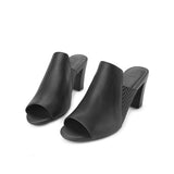 Hush Puppies Sandal Heels Wanita Elvira Hazel In Black