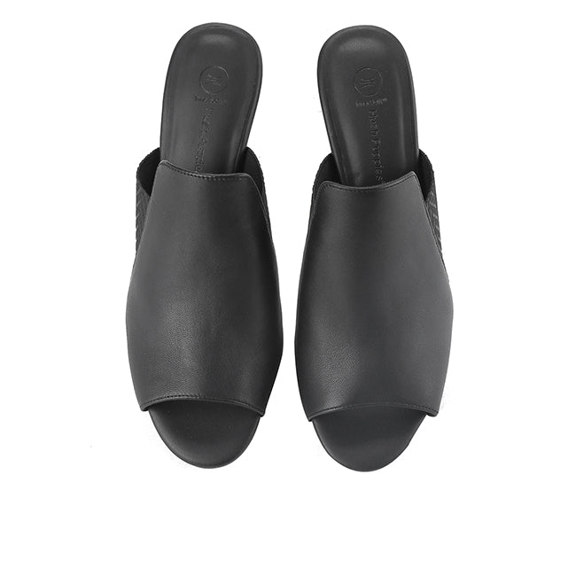 Hush Puppies Sandal Heels Wanita Elvira Hazel In Black