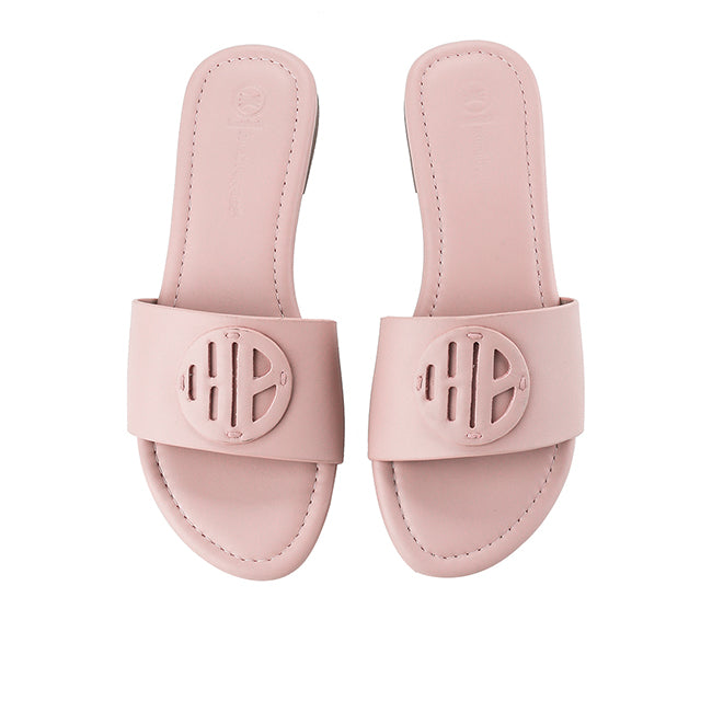 Hush Puppies Sandal Wanita Jacy Isabel Slide In Dusty Pink