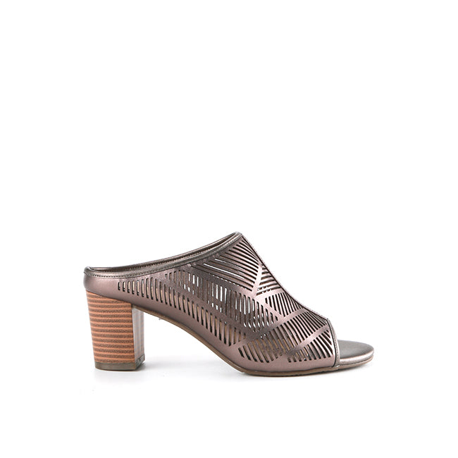 Hush Puppies Sandal Heels Wanita Clarita Fabel In Pewter