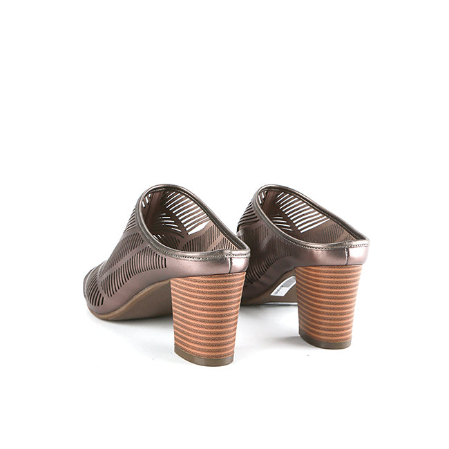 Hush Puppies Sandal Heels Wanita Clarita Fabel In Pewter