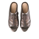 Hush Puppies Sandal Heels Wanita Clarita Fabel In Pewter