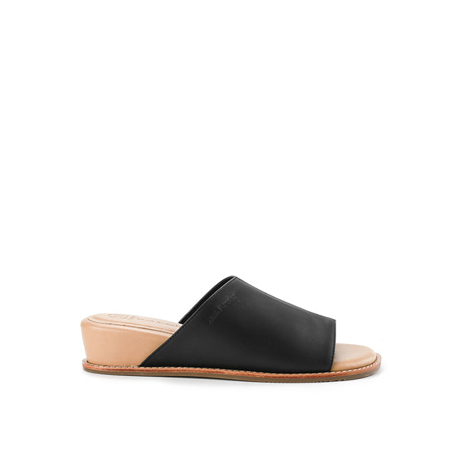 Hush Puppies Sandal Wanita Wedges Leslie In Black