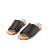 Hush Puppies Sandal Wanita Wedges Leslie In Black