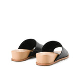 Hush Puppies Sandal Wanita Wedges Leslie In Black