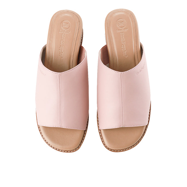 Hush Puppies Sandal Wanita Wedges Leslie In Dusty Pink