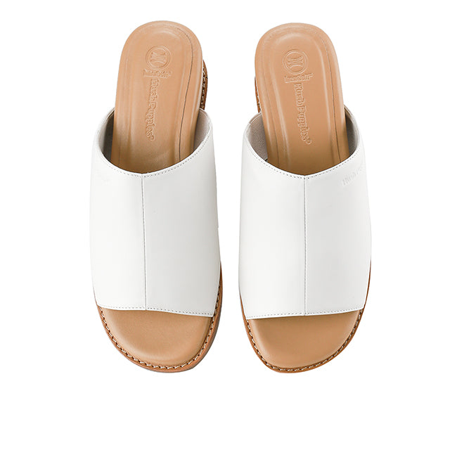 Hush Puppies Sandal Wanita Wedges Leslie In Off White