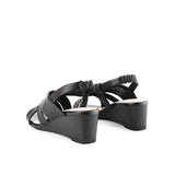 Hush Puppies Sandal Wedges Wanita Marion Fox In Black