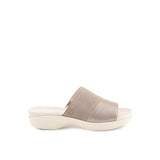 Hush Puppies Sandal Wanita Dorri Slide In Vintage Grey Nubuck