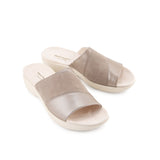 Hush Puppies Sandal Wanita Dorri Slide In Vintage Grey Nubuck