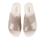 Hush Puppies Sandal Wanita Dorri Slide In Vintage Grey Nubuck