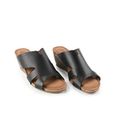 Hush Puppies Sandal Wanita Wedges Arthemis Holland In Black