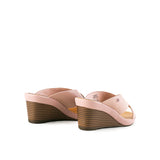 Hush Puppies Shoes Wanita Wedges Gretna Cross In Nude Pink