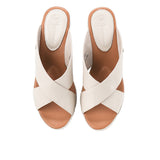 Hush Puppies Shoes Wanita Wedges Gretna Cross In Off White