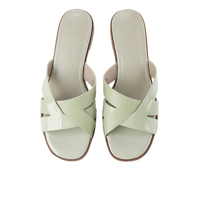 Hush Puppies Sandal Wanita Slide Kitty In Sage