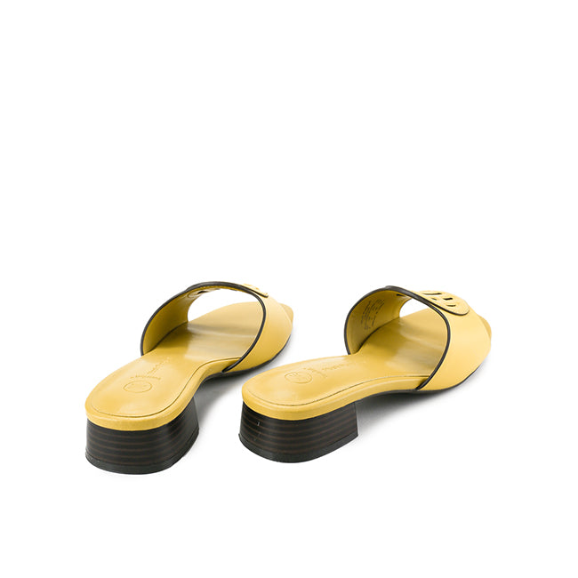 Hush Puppies Sandal Wanita Heels Lindsay In Mustard