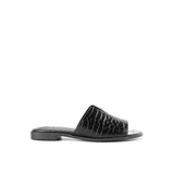 Hush Puppies Sandal Flats Wanita Salsa Coco In Black