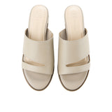 Hush Puppies Sandal Wanita Wedges Clover In Taupe