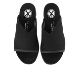 Hush Puppies Sandal Wanita Breathe Knit Slide In Black