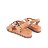 Hush Puppies Sandal Wanita Straps Jolly Ankle Strap In Brown