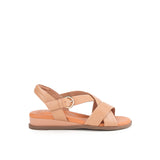 Hush Puppies Sandal Wanita Straps Jolly Ankle Strap In Brown